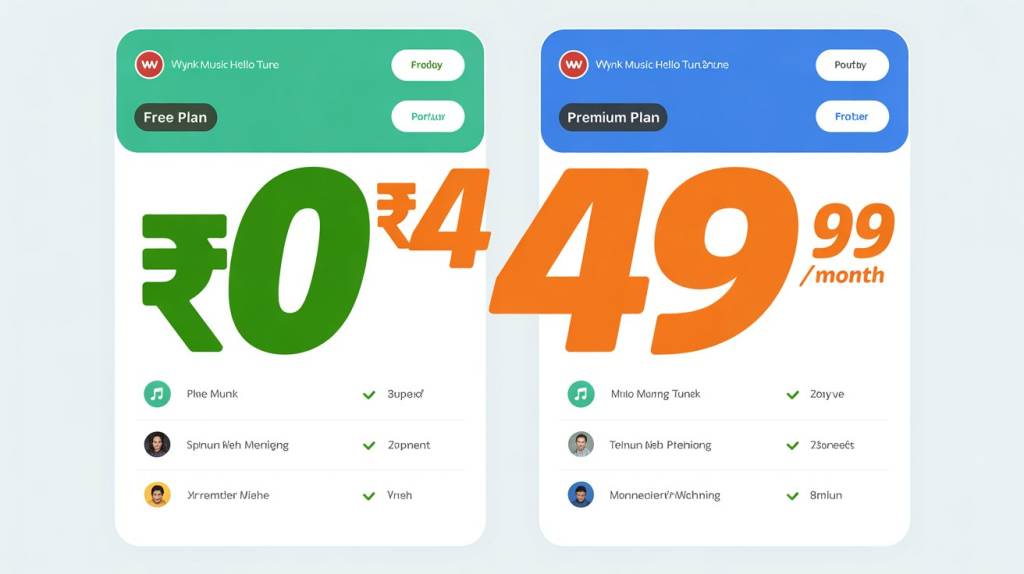 Wynk Music free hello tune library screenshot